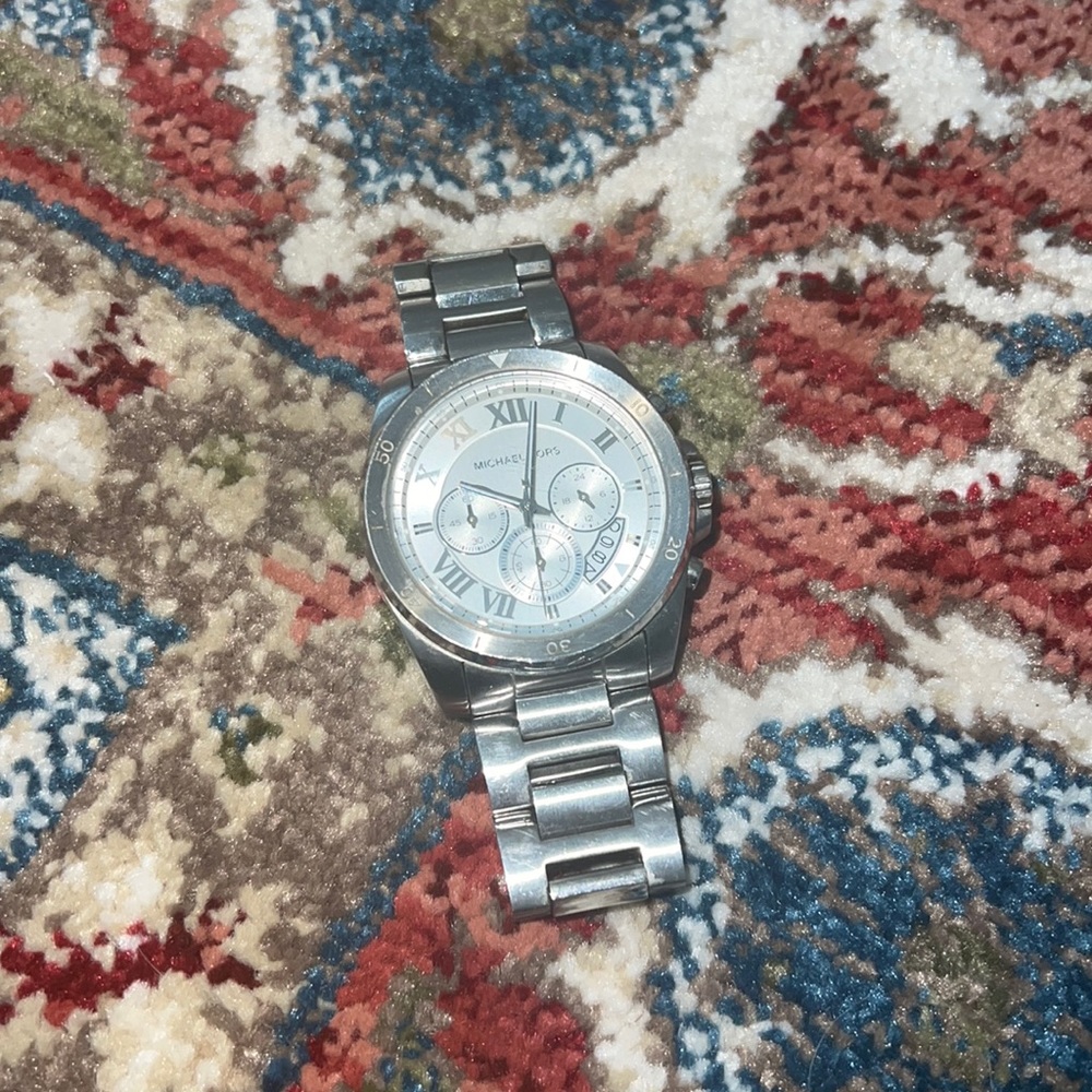 Mens Silver Michael Kors Watch
